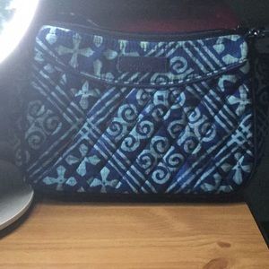 Vera Bradley dark light blue patter purse